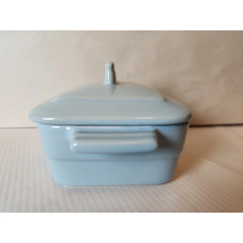 BIA International Cordon‎ Bleu Mini Covered Casserole Baking Dish Sky Blue 5.25